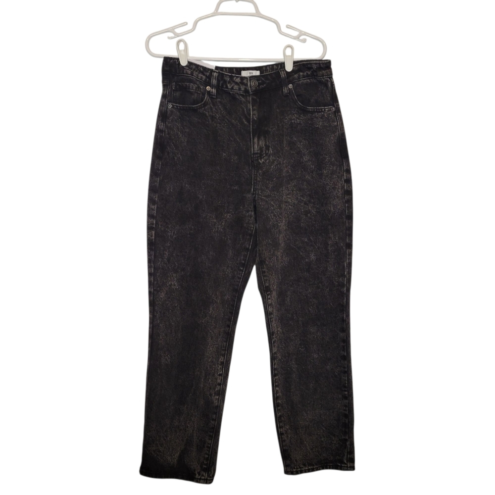 BP Black acid wash high waisted jeans size 30‎
